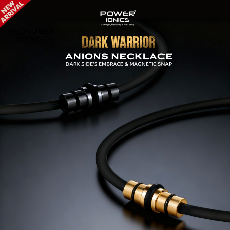 Ansi Chain - POWER IONICS Dark Warrior Preto Ouro