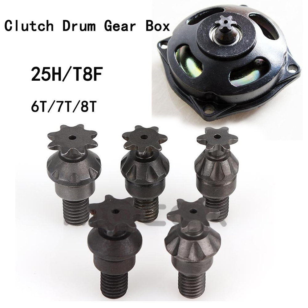 Chain Sprocket Set - 25h t8f 6/7/8 dentes tambor de
