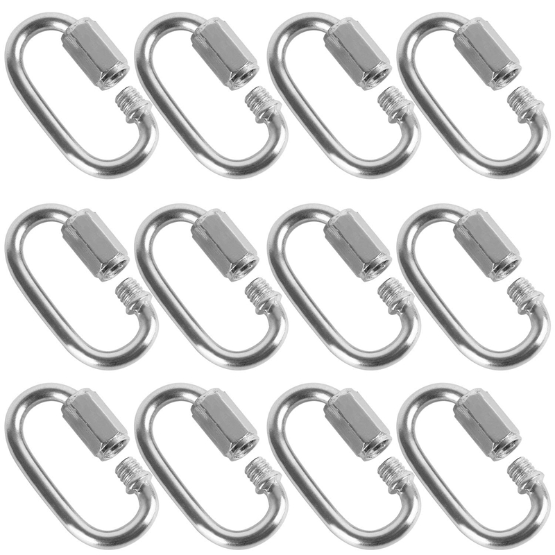 12 Peças Elo Rápido 4MM Conect - Steel Chain avaliação e preço