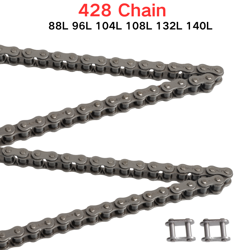 Corrente 428 88 96 104 108 132 - Master Link Chain avaliação e preço