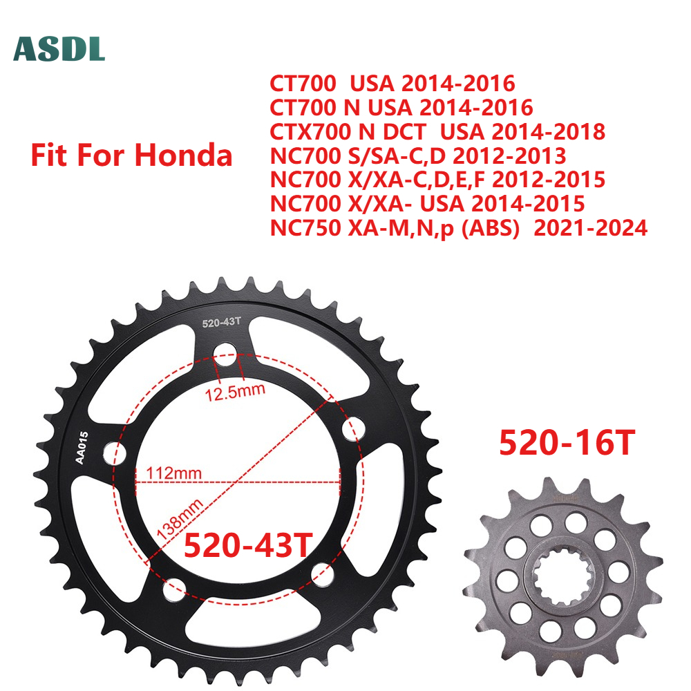 Roda dentada dianteira e trase - Chain Kit Motorcycle avaliação e preço
