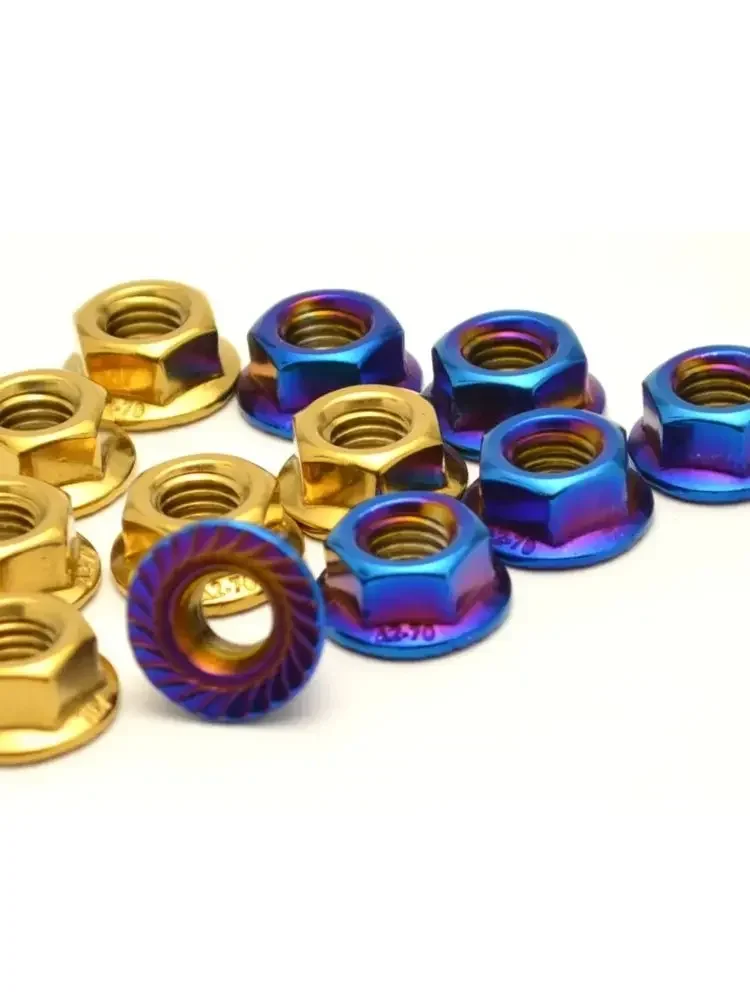 6 peças m10x1.25 porcas da rod - Sprocket avaliação e preço
