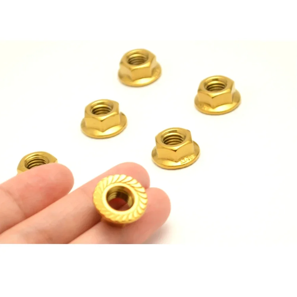 6 peças m10x1.25 porcas da rod - Sprocket avaliação e preço
