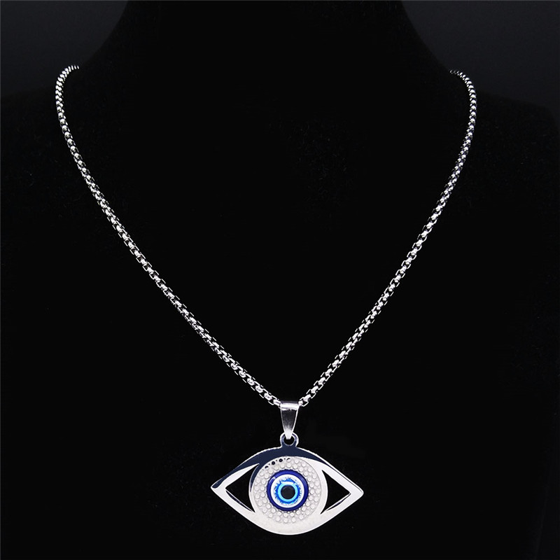 Colar Islâmico Hamsa Olho Greg - Steel Chain avaliação e preço